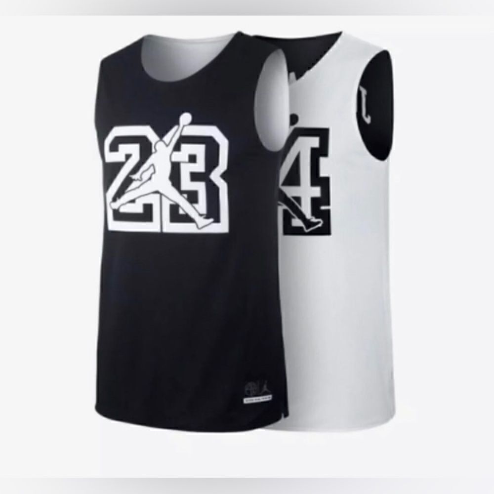 Nike Air Jordan He Got Game Hyper Black/White Reversible Jersey Size 3XL